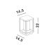 Stalpi - Mini Stalp iluminat exterior decorativ IP65 PACIFIC H-22cm