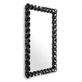Oglinzi - Oglinda decorativa design LUX Casone negru, 141x93cm