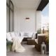 Aplice - Aplica LED de exterior solara cu senzor de miscare IP65 BROWN