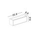 Aplice - Aplica LED de exterior solara cu senzor de miscare IP65 BROWN