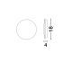 Aplice - Aplica LED ambientala iluminat exterior IP65 COPPER D-18cm