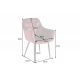 Seturi scaune, HoReCa - Set 2 scaune moderne Milano catifea maro