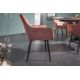 Seturi scaune, HoReCa - Set 2 scaune moderne Milano catifea maro