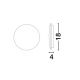Aplice - Aplica LED ambientala iluminat exterior IP65 COPPER D-18cm