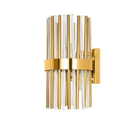 Aplice, corpuri de iluminat pentru pereti - Aplica de perete design modern Gora auriu