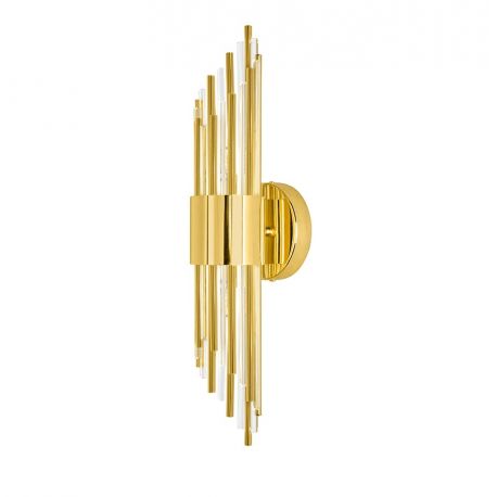 Aplice, corpuri de iluminat pentru pereti - Aplica de perete design modern AMADEO auriu