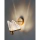 Aplice, corpuri de iluminat pentru pereti - Aplica de perete LED design modern Fluture M auriu