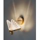 Aplice, corpuri de iluminat pentru pereti - Aplica de perete LED design modern Fluture S auriu