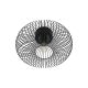 Aplica de perete/tavan design industrial Beroni negru