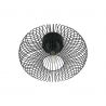 Aplica de perete/tavan design industrial Beroni negru