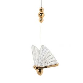 Pendul LED design modern Fluture S auriu