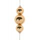 Pendule, Lustre suspendate - Pendul LED design modern Fluture S auriu