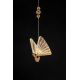 Pendule, Lustre suspendate - Pendul LED design modern Fluture S auriu