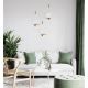 Pendule, Lustre suspendate - Pendul LED design modern Fluture S auriu