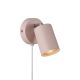 Aplica cu spot directionabil design nordic Explore roze
