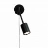 Aplica cu spot design nordic Explore flex negru
