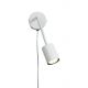 Aplice cu Spot - Aplica cu spot design nordic Explore flex alba