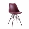 Set 4 scaune moderne Scandinavia rosu