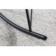 Scaune - Scaun balansoar modern Scandinavia boucle alb