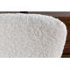 Scaune - Scaun balansoar modern Scandinavia boucle alb