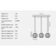 Pendule, Lustre suspendate - Lustra suspendata design nordic Milford 3L