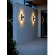 Aplice - Aplica de perete exterior design nordic IP54 Aludra seaside antracit