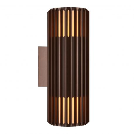 Aplice - Aplica de perete exterior design nordic IP54 Aludra seaside brown