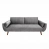 Canapea extensibila Divani II 215cm gri-argintiu