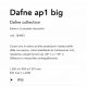 Aplice - Aplica de perete exterior IP55 DAFNE AP1 BIG BIANCO