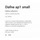Aplice - Aplica de perete exterior IP55 DAFNE AP1 SMALL NERO