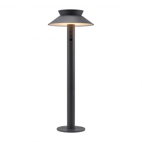 Stalpi - Stalp LED solar de exterior cu senzor de miscare IP44 Justina antracit