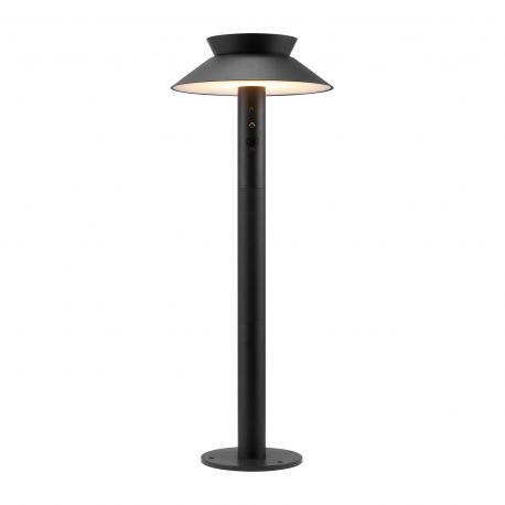 Stalpi - Stalp LED solar de exterior cu senzor de miscare IP44 Justina negru