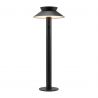 Stalp LED solar de exterior cu senzor de miscare IP44 Justina negru