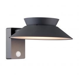 Aplice - Aplica LED solara de exterior cu senzor de miscare IP44 Justina antracit