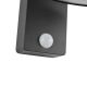 Aplice - Aplica LED solara de exterior cu senzor de miscare IP44 Justina antracit