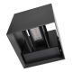 Aplice - Aplica LED de exterior ambientala stil nordic IP44 Milda antracit