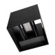 Aplice - Aplica LED de exterior ambientala stil nordic IP44 Milda negru