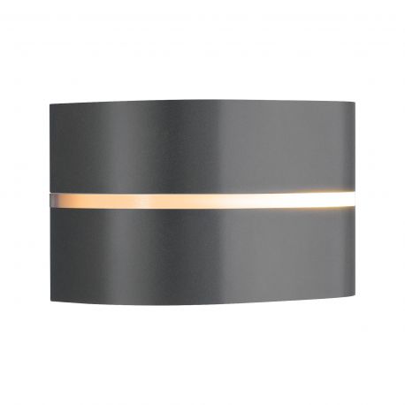 Aplice - Aplica de exterior ambientala stil nordic IP44 Sibelis antracit