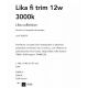 Spoturi tavan fals - Corp incastrabil cu 5 spoturi LED LIKA FI TRIM 12W 3000K
