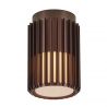 Mini Plafoniera exterior design nordic IP54 Aludra seaside maro 