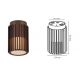 Plafoniere - Mini Plafoniera exterior design nordic IP54 Aludra seaside maro