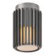 Plafoniere - Mini Plafoniera exterior design nordic IP54 Aludra seaside antracit