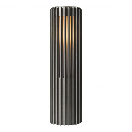 Stalpi - Stalp iluminat exterior design nordic IP44 Aludra H-45CM seaside antracit