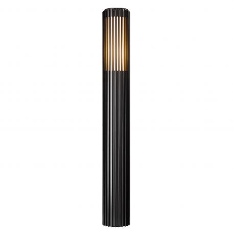 Stalpi - Stalp iluminat exterior design nordic IP44 Aludra H-95CM seaside black