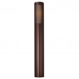 Stalpi - Stalp iluminat exterior design nordic IP44 Aludra H-95CM seaside brown