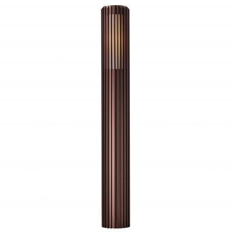 Stalpi - Stalp iluminat exterior design nordic IP44 Aludra H-95CM seaside brown