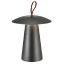 Veioza LED portabila de exterior design nordic IP54 Ara To-Go negru