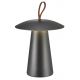 Veioza LED portabila de exterior design nordic IP54 Ara To-Go negru