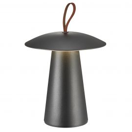 Lampi decorative si solare - Veioza LED portabila de exterior design nordic IP54 Ara To-Go negru