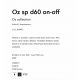 Pendule, Lustre suspendate - Lustra LED suspendata design modern circular OZ SP D60 ON-OFF OTTONE